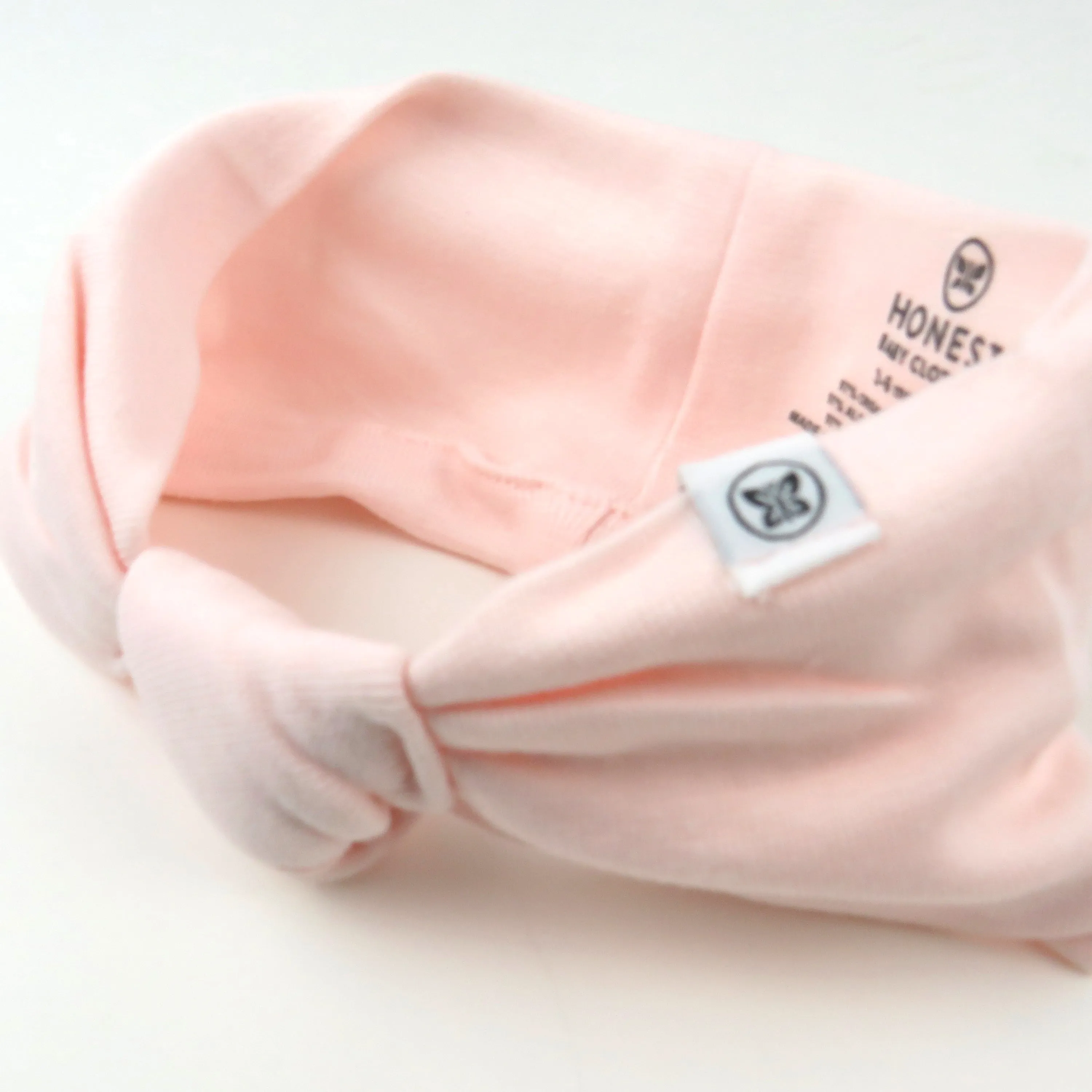 3-Piece Organic Cotton Side-Snap Top, Footed Pant and Beanie/Headband Set