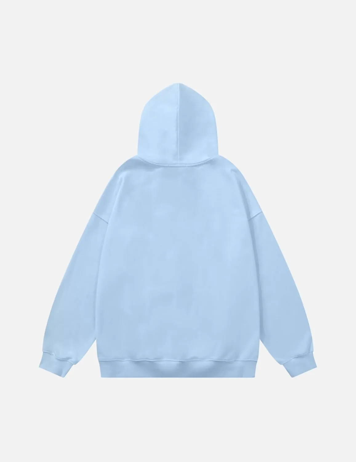 Aelfric Eden Oversized Hoodies for Women Heart Graphic Hoodie Casual Y2K Hooded Sweatshirt