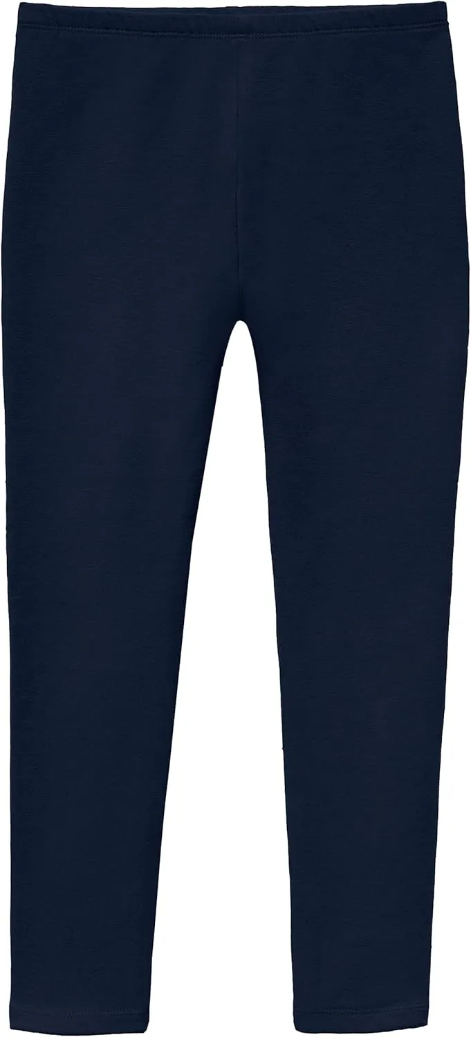 City Threads Girls' Fleece Lined Thermal Leggings Pants Thick Warm Cotton for Uniform for Sensitive Skin SPD Sensory Friendly