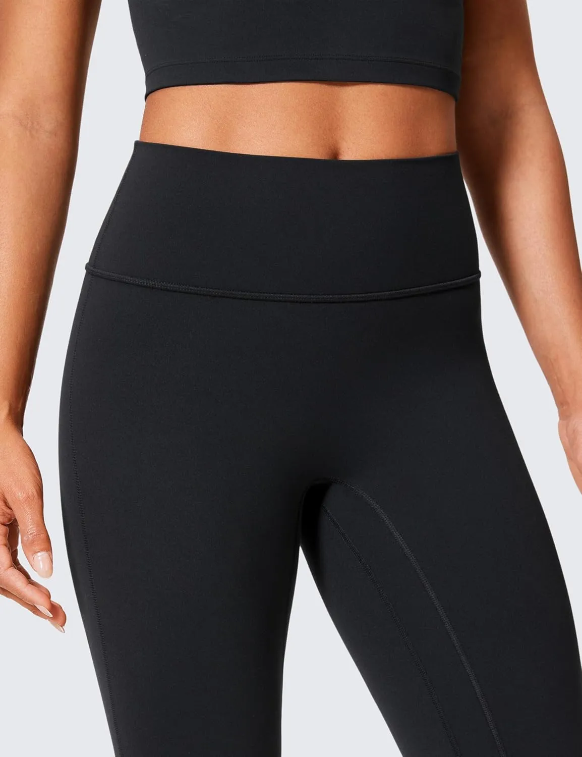 CRZ YOGA Secretsculpt Womens Butterlift Scrunch Butt Flare Leggings 31" - No Front Seam High Waist Bootcut Yoga Pants Booty