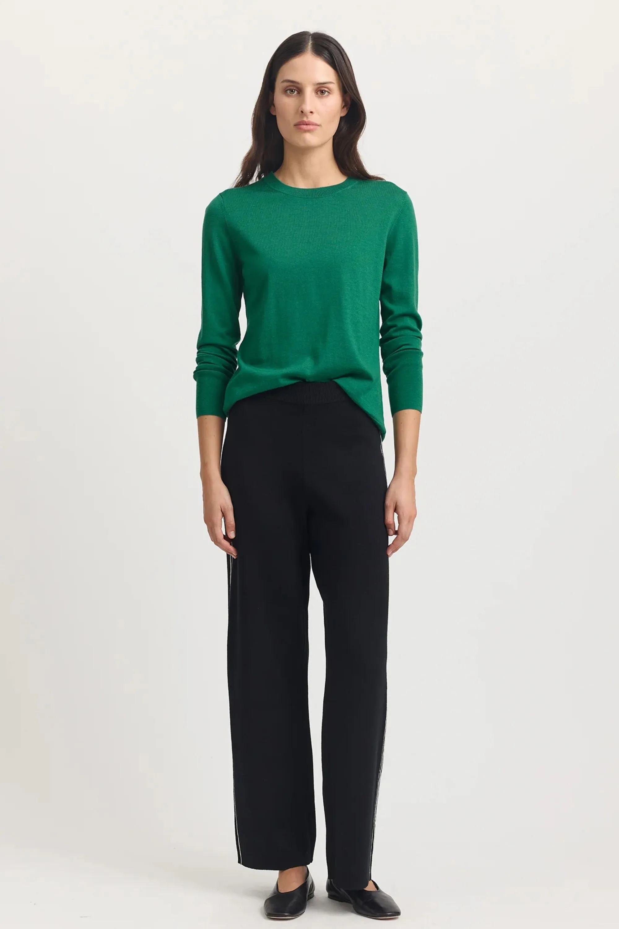 FINE MERINO CREW - 5096