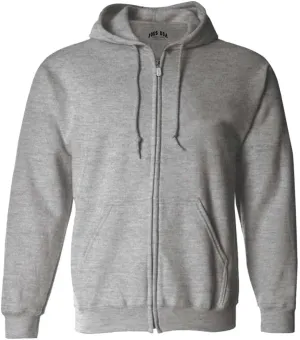 Joe's USA Men's Full Zipper Hoodies - Hooded Sweatshirts in 25 Colors. Sizes S-5XL