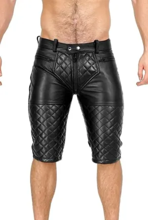 Men's Casual Motorcycle & Cowboy Western Traditional Native American Leather Fashion Pant