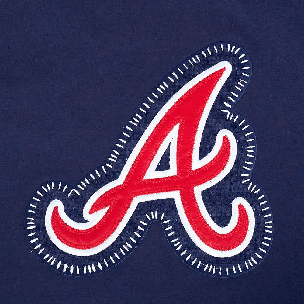 MLB ATLANTA BRAVES DIY PICK STITCH MEN'S SINGLE JERSEY TOP (MIDNIGHT NAVY)