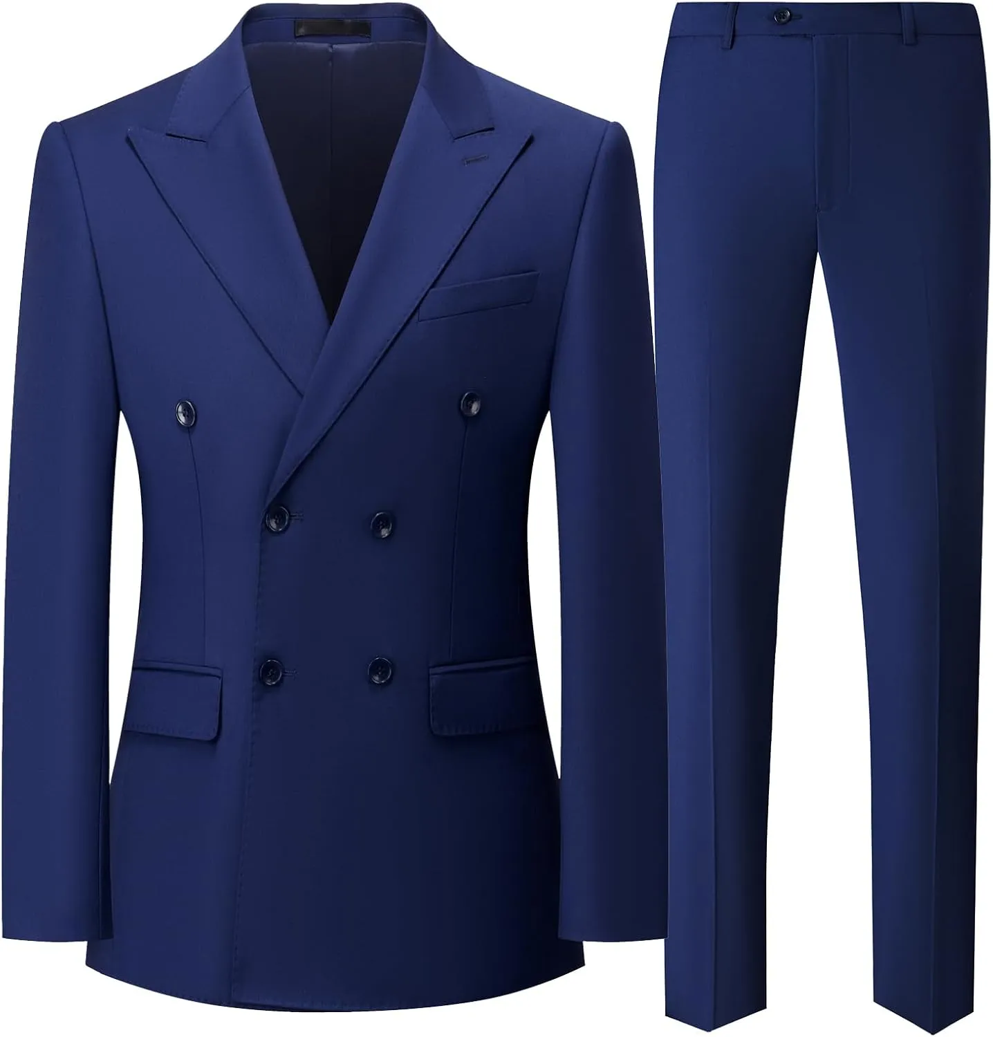 Nine Colors Men Suits 2 Piece Double Breasted Tuxedo Colored Formal Suits for Men