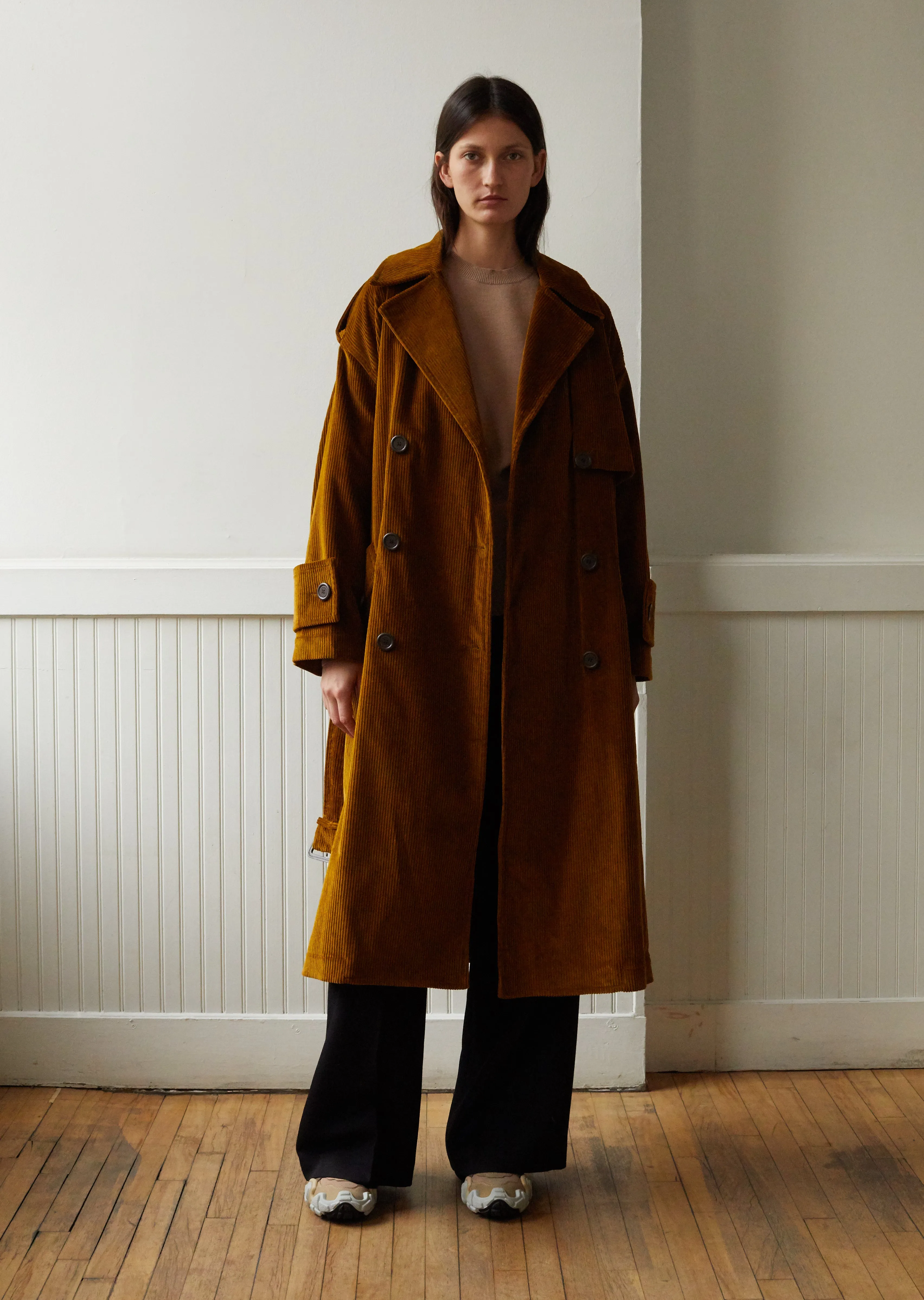 Odelette Vintage Corduroy Coat