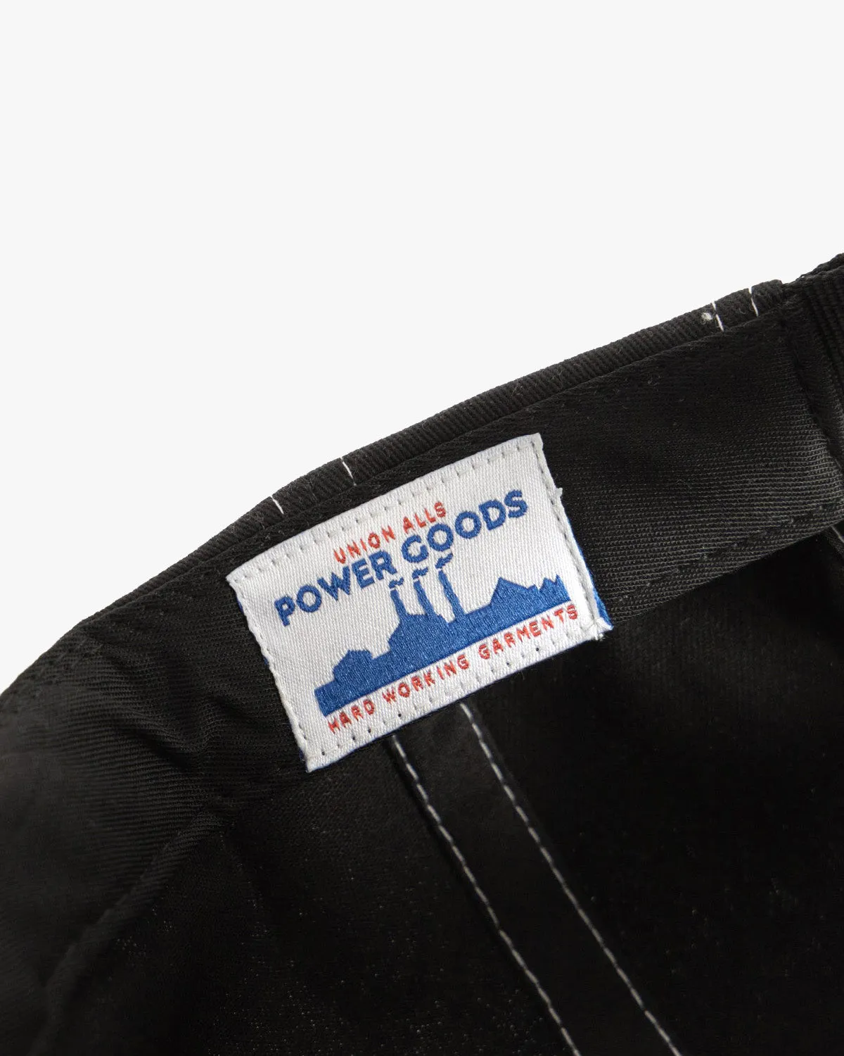 Service Works Arch Logo Contrast Stitch Cap - Black