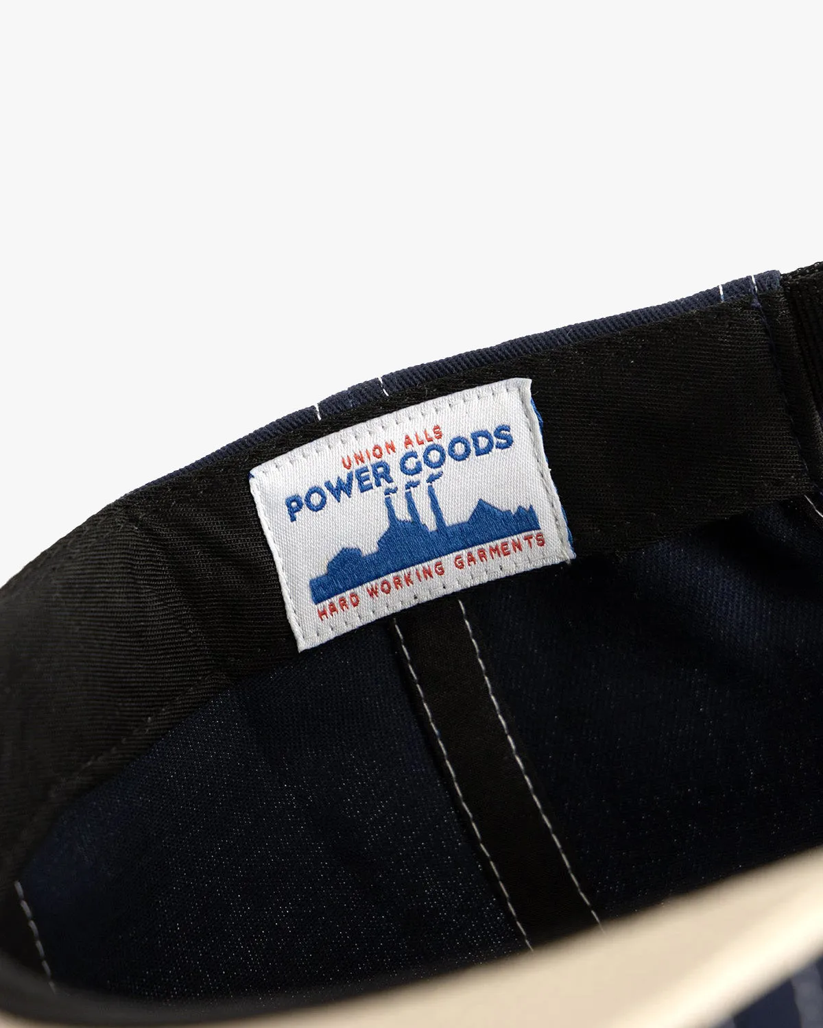Service Works Arch Logo Contrast Stitch Cap - Navy / Khaki