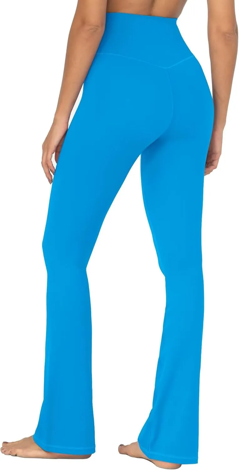 Sunzel High Waisted Mini Flare Leggings for Women, Workout Bootcut Flared Yoga Pants with Tummy Control for Casual Gym