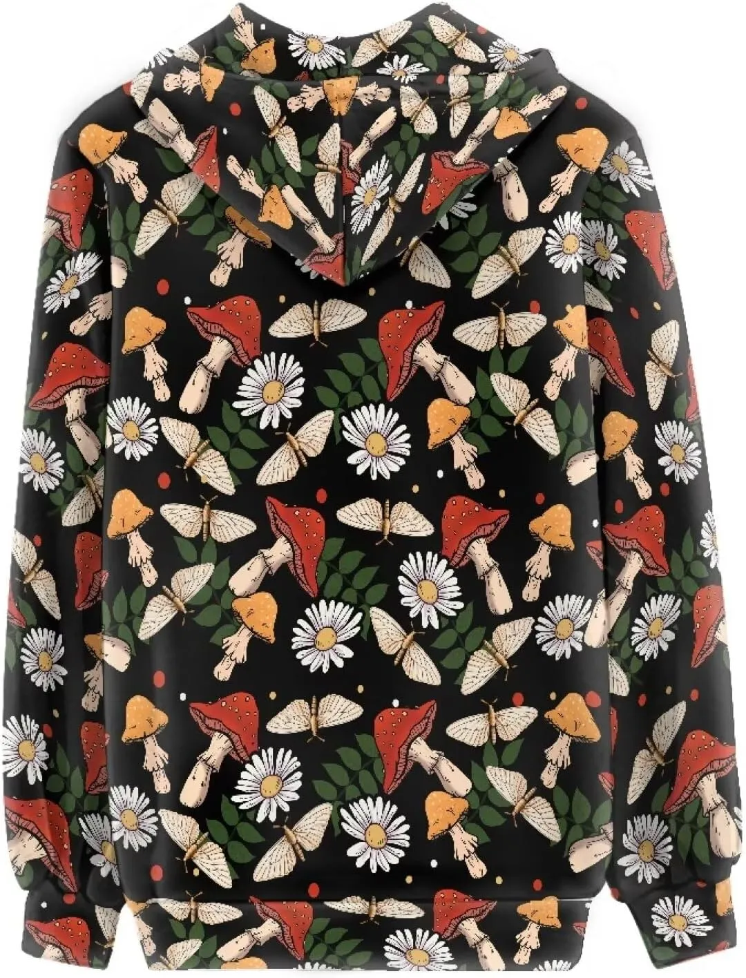 Thin Oversized Zip Up Hoodie with Pockets Women Lightweight Sweater Graphic Sweatshirts for Women Size XS-5XL