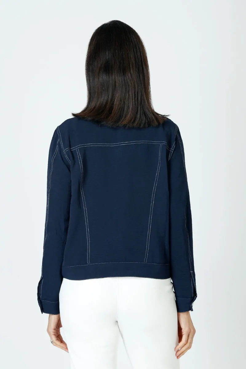 Top Ligne Airflow Contrast Stitch Jacket
