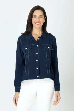 Top Ligne Airflow Contrast Stitch Jacket