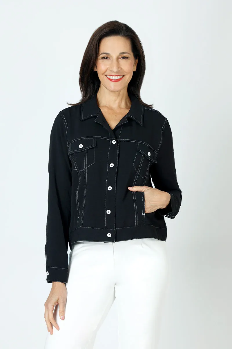 Top Ligne Airflow Contrast Stitch Jacket
