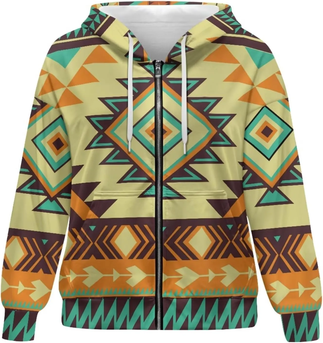 Women Oversized Hoodies Zip Up Sweatshirt Fall Clothes Hooded Sweater Fall Winter Jacket for Workout, XS-XL