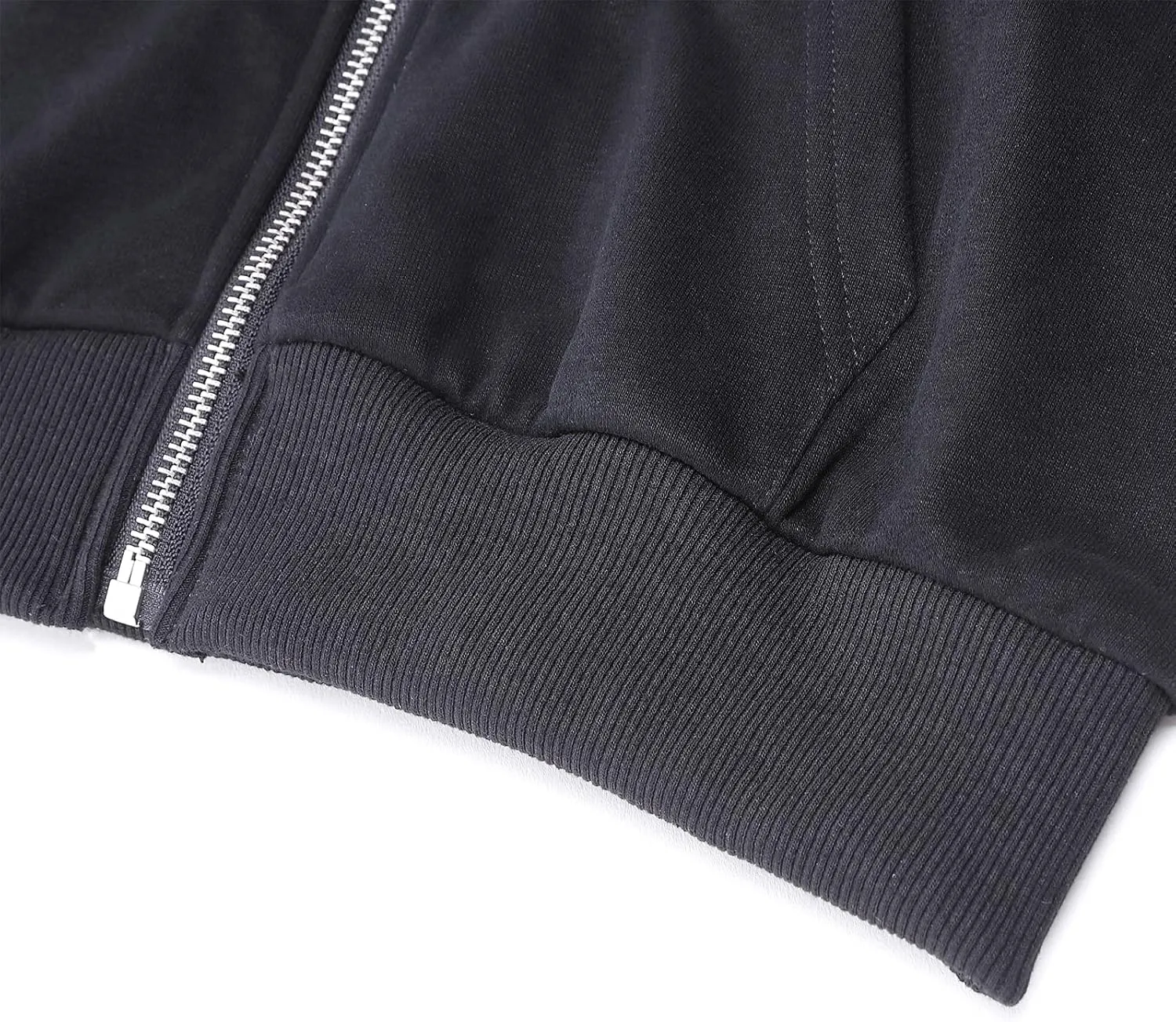 Women's Cropped Zip Up Hoodie Casual Long Sleeve Workout Hooded Sweatshirt Coat
