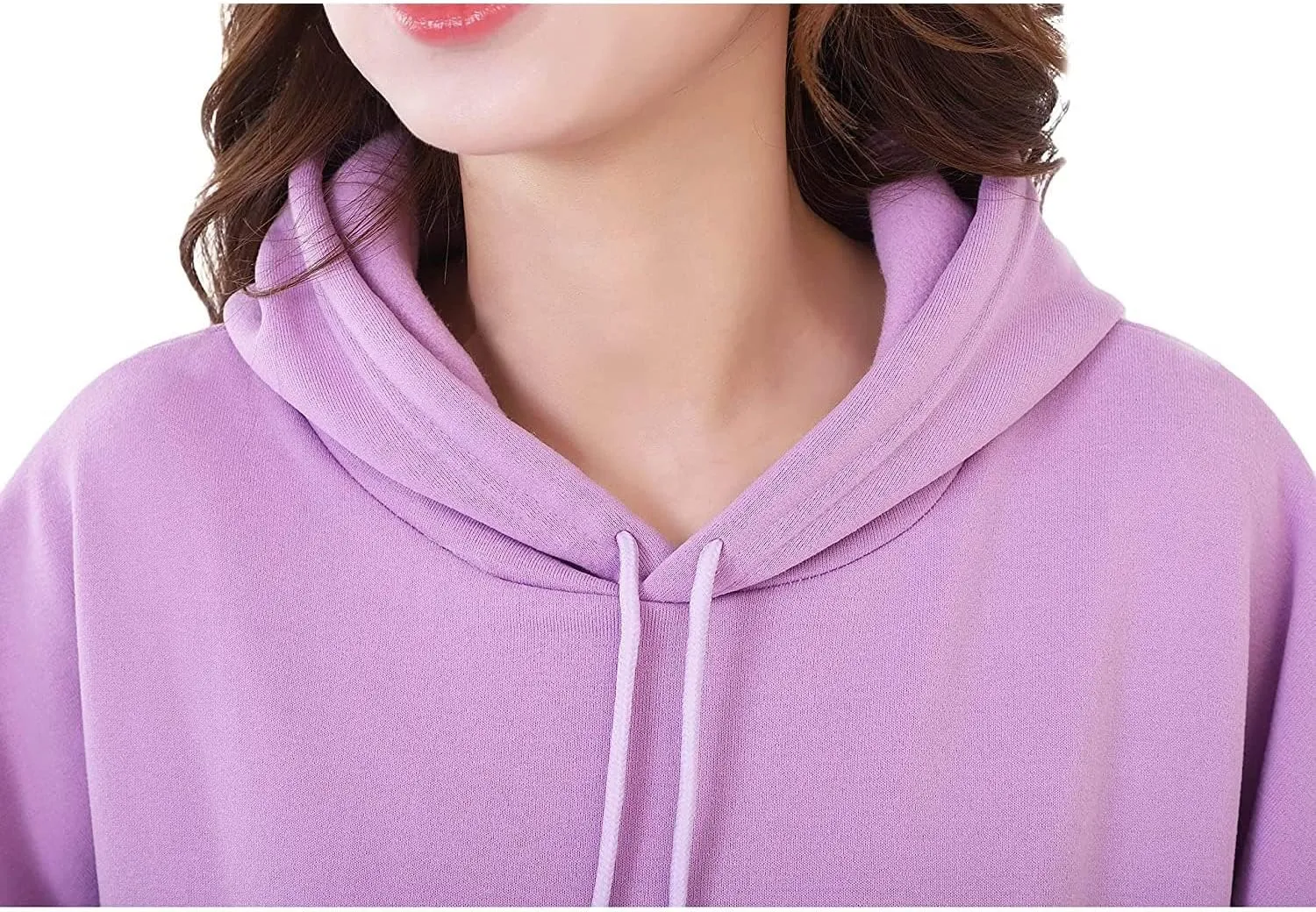 Womens Fashion Hoodies Strawberry Embroidery Trendy Hoodies Pullover Fall Winter Oversized Sweatshirt