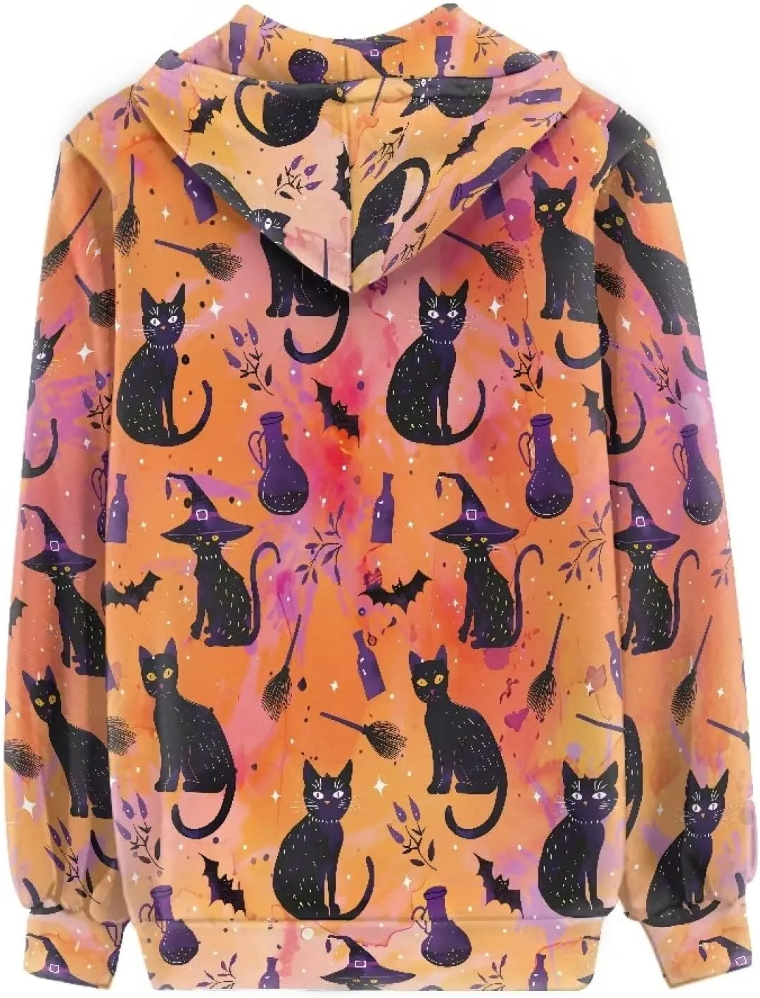 Zip Up Hoodie Women Long Sleeve Oversized Sweatshirts Fall Y2K Hoodie Jacket with Pockets